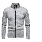 Herren Fleecejacke mit Stehkragen und durchgehendem Reißverschluss R&B