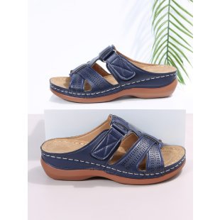Damen Komfortable Clogs mit dekorativen Riemen R&B