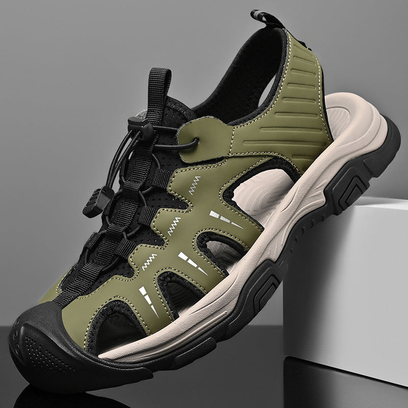 Herren Sportliche Outdoor-Sandalen mit rutschfester Sohle und verstellbarem Riemen R&B