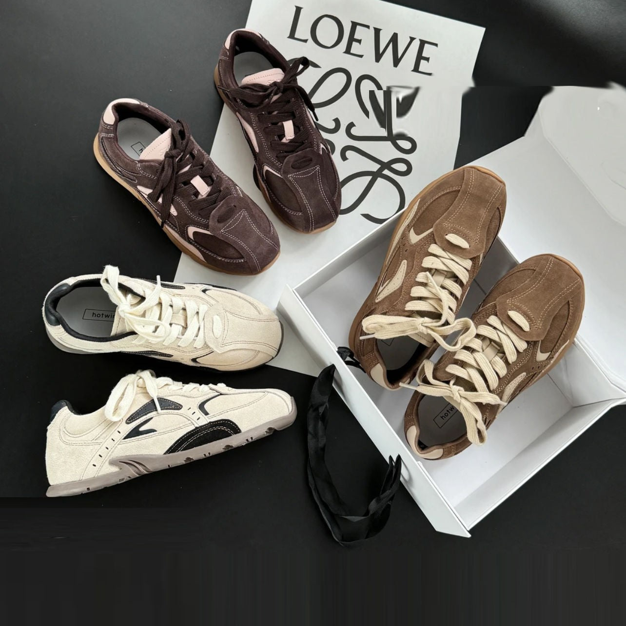 Damen Komfortable Freizeitsneaker mit atmungsaktivem Wildleder-Obermaterial und dämpfender Sohle R&B