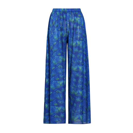 Damen weite Strandhose mit Schlangenmuster R&B