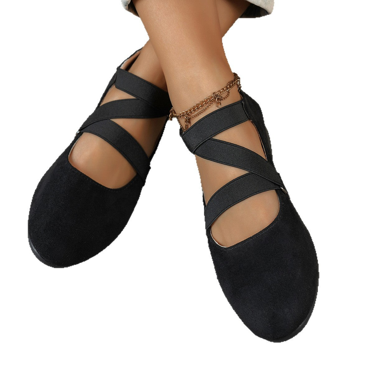 Damen elegante Wedges mit verstellbarem Riemendesign R&B