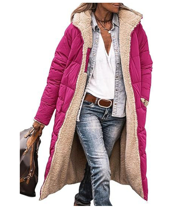 R&B | Langer Gesteppter Puffer-Mantel