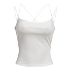 Damen Sexy Spaghetti-Trägertop mit minimalistischen Design und figurbetontem Schnitt R&B