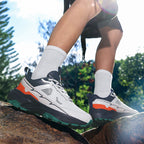 Damen sportliche Laufschuhe mit stoßdämpfender und atmungsaktiver Obermaterialkonstruktion R&B