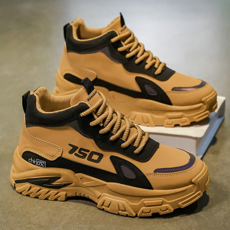Herren Sportliche Chunky Sneakers mit rutschfester Sohle und verstärktem Knöchel R&B