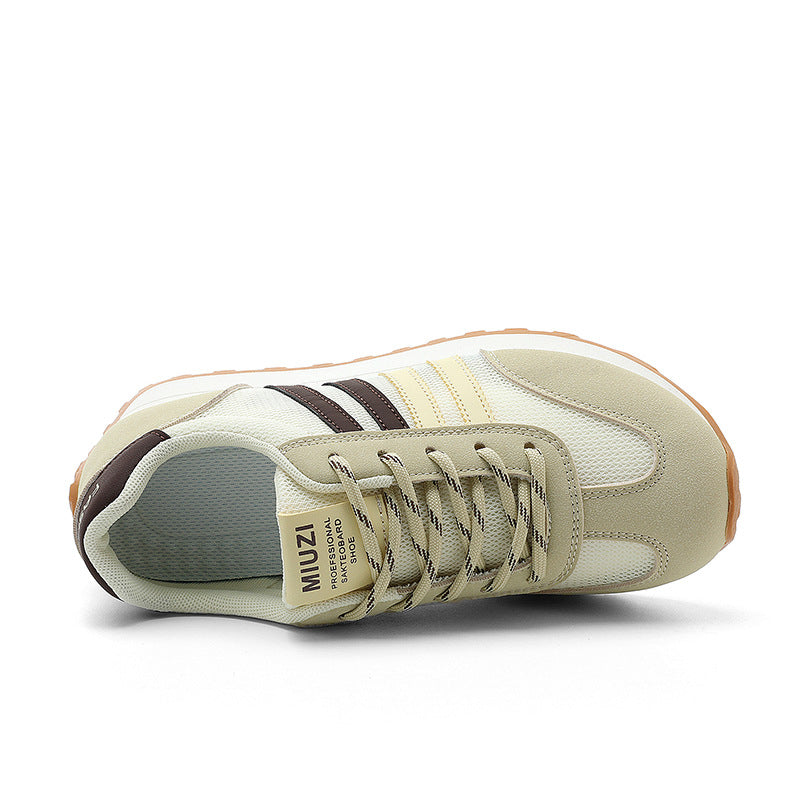 Damen sportliche Sneakers mit atmungsaktivem Obermaterial und dämpfender Sohle R&B