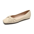 Damen Ballerinas mit elegantem Knotendesign und bequemer Sohle