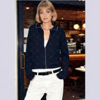 Damen Strickjacke mit eleganter Bubikragen und feinen Knopfdetails R&B