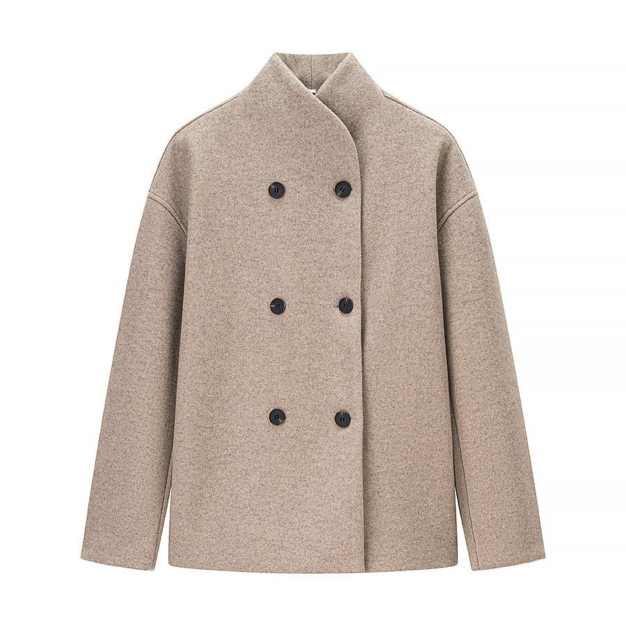 Damen elegante Doppelreiherjacke R&B