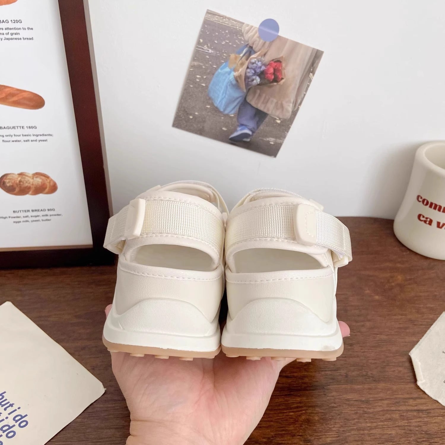 Damen Komfortable Sneaker mit rutschfestem Klettverschluss und atmungsaktivem Obermaterial
