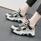 Damen modische High-Top Sneakers mit weichem Innenfutter und rutschfester Sohle R&B
