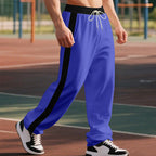 Herren lässige Sporthose mit elastischem Bund und Seitentaschen R&B