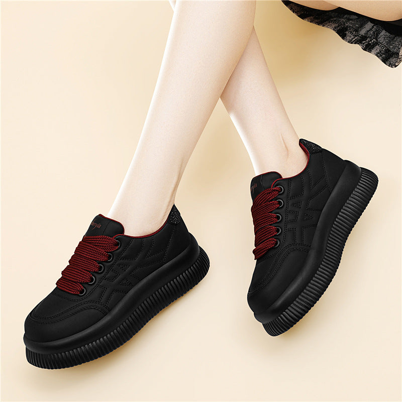 Damen modische Plateau-Sneaker mit innovativem Dämpfungssystem R&B