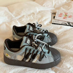 Damen Sportliche Sneakers mit einzigartiger Textur und bequemer Schnürung R&B