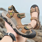 Herren Sportliche Freizeitsandalen mit einem praktischen Klettverschluss und rutschfester Sohle R&B