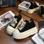 Damen Sneakers mit dickem Plateau und atmungsaktivem Obermaterial