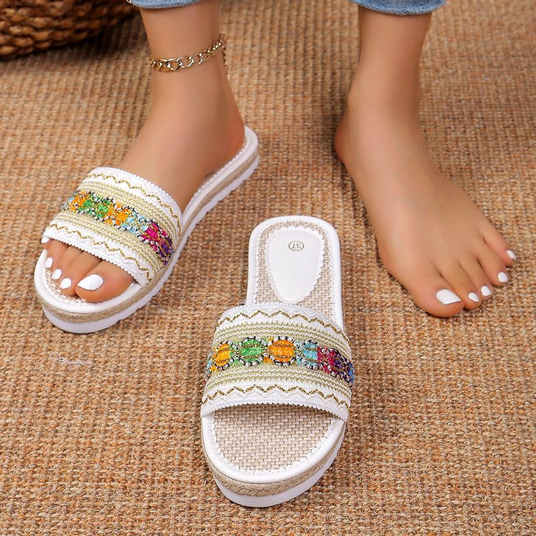 Damen Decorative Slipper R&B