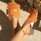 Damen Sandalen mit floralem Cut-Out-Design und modernen Akzenten R&B