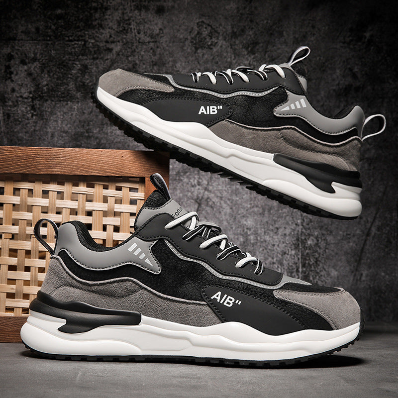 Damen Sportliche Sneakers mit gepolsterter Sohle und atmungsaktiver Oberflächenstruktur R&B
