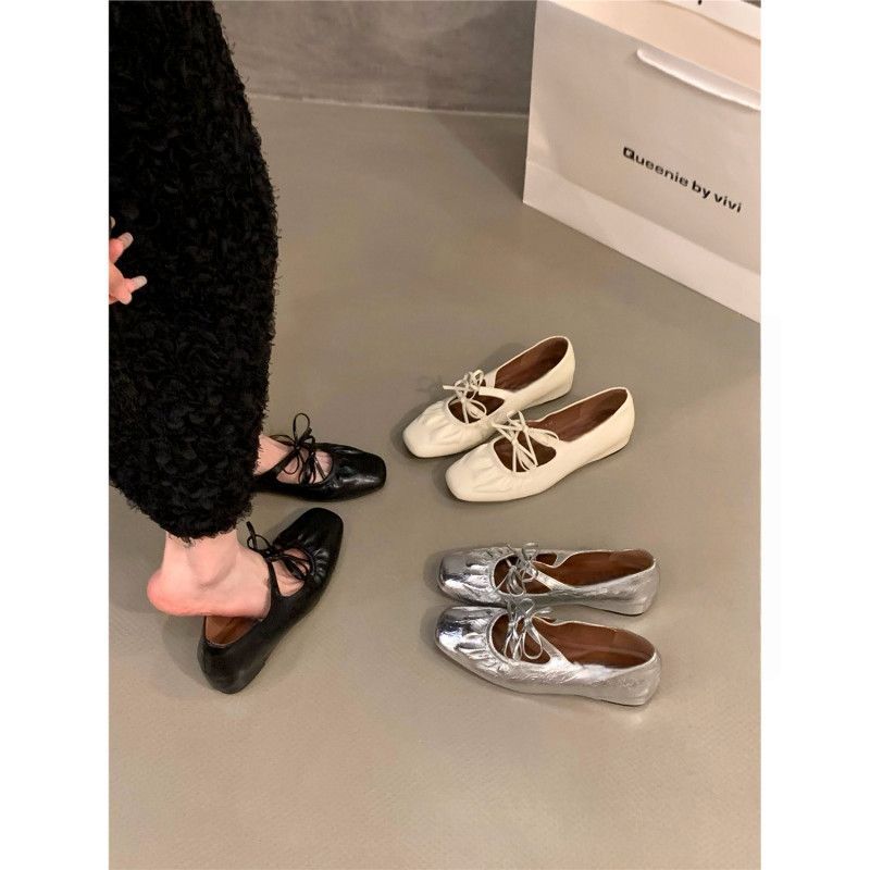Damen Stylische Riemchen Mules mit dekorativem Schnürdetail R&B