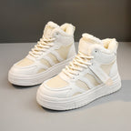 Damen Hochflorige Sneaker aus robustem Kunstleder mit weichem Innenfutter R&B