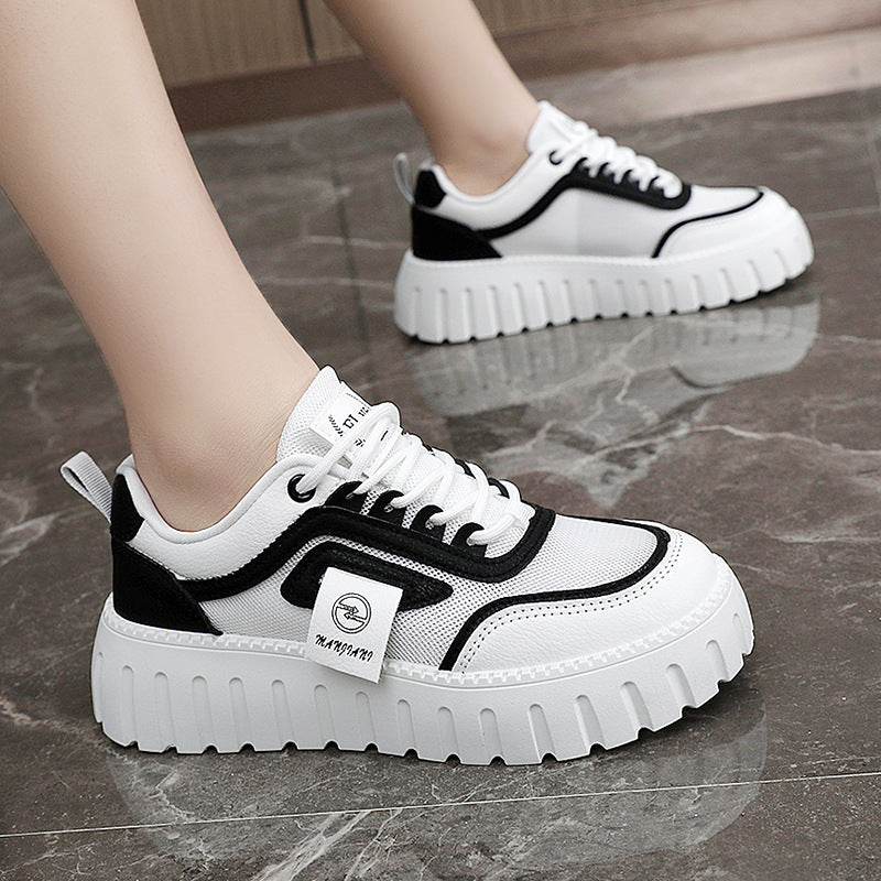 Damen Sportliche Chunky Sneakers mit rutschfester Profilsohle und atmungsaktivem Obermaterial R&B