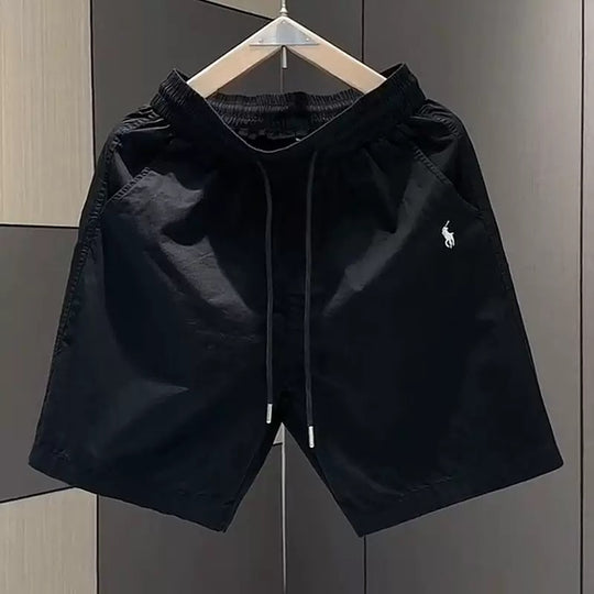 Herren leichte Freizeithose mit elastischem Bund und seitlichen Taschen R&B