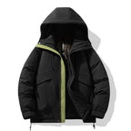 Damen Winter-Pufferjacke mit isolierendem Innenfutter und verstellbarem Kapuzensystem