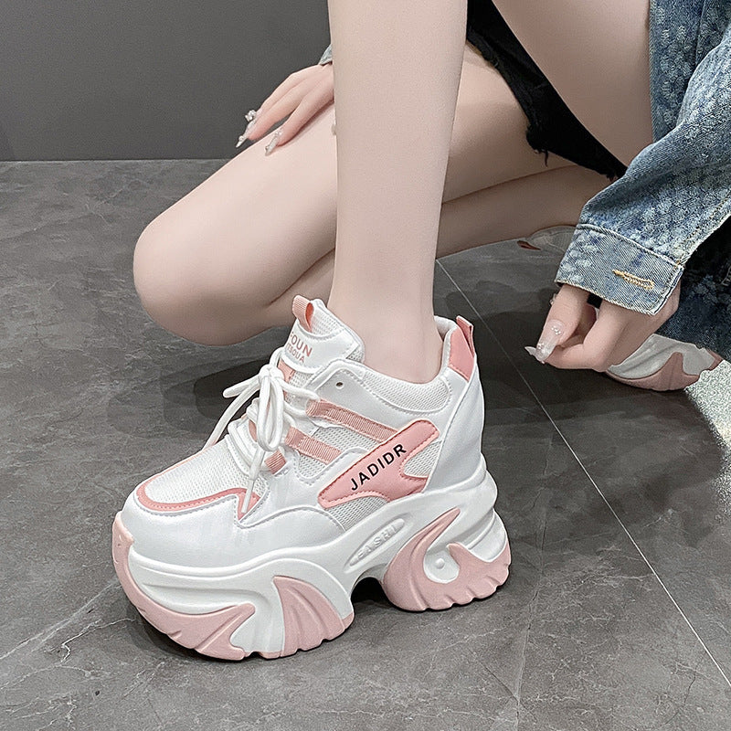 Damen Chunky Sneakers mit modischem Design und extraleichtem Fußbett R&B
