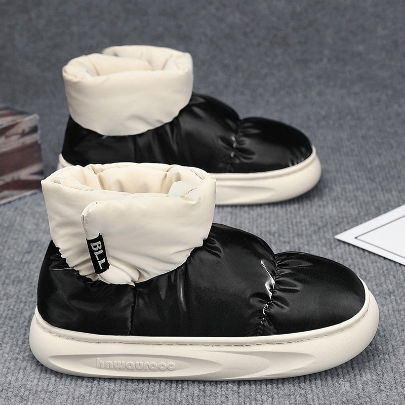 Damen Kuschel Sneaker mit hohem Kragen R&B