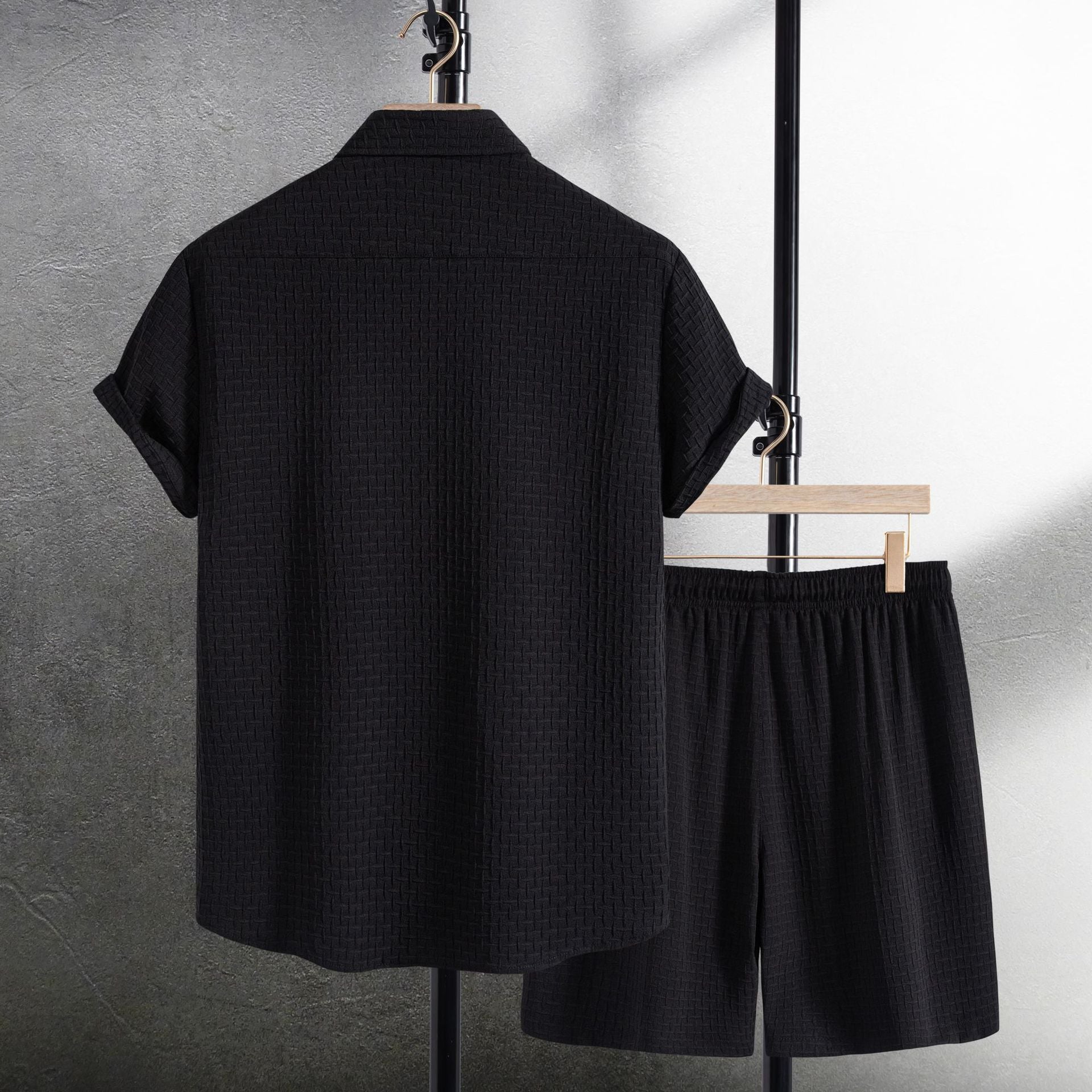 Damen Relaxed Fit Freizeitoberteil mit passender Shorts