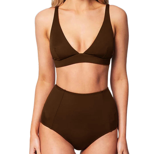 Damen Hochgeschnittener Bikini mit vorteilhaftem Schnitt R&B