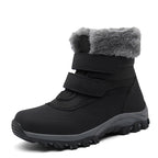 Damen Winterstiefel mit Klettverschluss und Warmfutter R&B