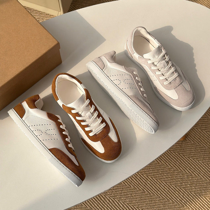 Damen Sportliche Sneakers aus hochwertigem Wildleder und atmungsaktivem Mesh