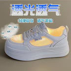 Damen Sportliche Sneaker mit atmungsaktivem Mesh-Obermaterial R&B