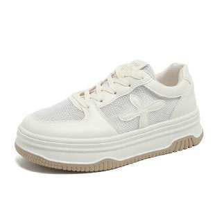 Damen Sportliche Sneakers mit atmungsaktivem Mesh-Obermaterial und dämpfender Laufsohle R&B