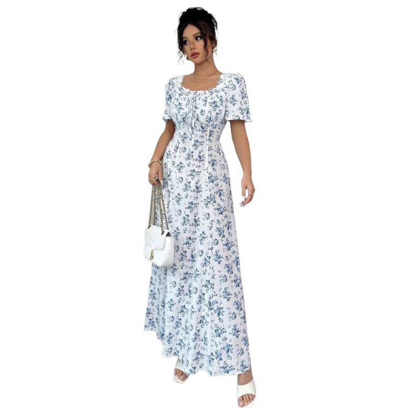 Damen Maxi-Kleid im romantischen Blumenmuster R&B