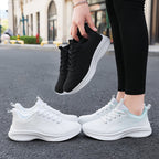 Damen Sportschuhe mit atmungsaktivem Mesh-Obermaterial und dämpfender Sohle