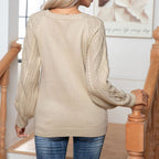 R&B | Pullover Mit Zopfmuster Und Weichem Stoff