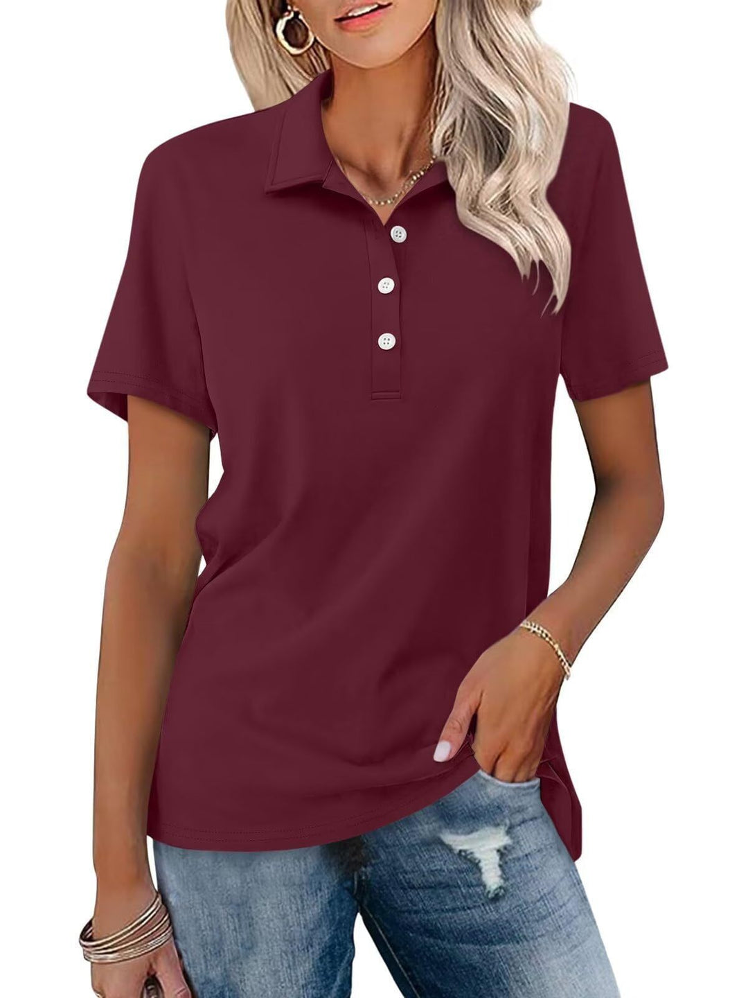 R&B | Leichtgewichtiges Poloshirt für Damen