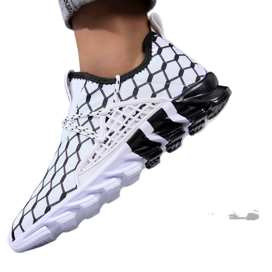 Damen Sportliche Laufschuhe mit atmungsaktivem Mesh-Obermaterial und stoßdämpfender Sohle R&B