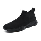 Damen Strick-Sneaker mit elastischem Schaft und rutschfester Sohle