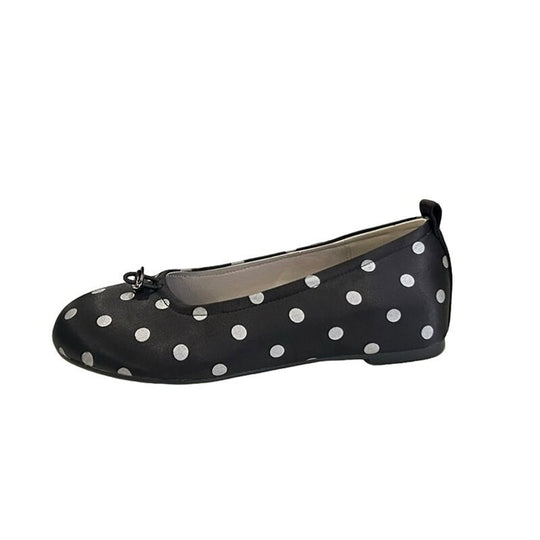 Damen elegante Ballerinas mit verspieltem Punkte-Design und komfortablem Fußbett R&B