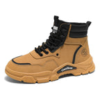 Damen modische Winterstiefel mit rutschfester Sohle und hoher Knöchelhöhe R&B