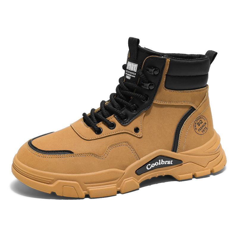 Damen modische Winterstiefel mit rutschfester Sohle und hoher Knöchelhöhe R&B