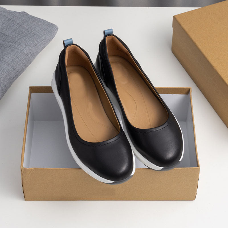 Damen Bequeme Loafers mit rutschfester Sohle und atmungsaktivem Innenfutter