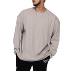 Herren Langarmshirt mit strukturiertem Rippenmuster und modernem Schnitt R&B