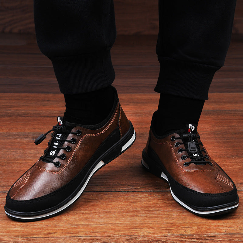 Herren Freizeit-Schnürschuhe mit innovativer Schnellschnürtechnologie und rutschfester Sohle