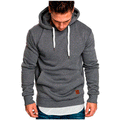 Herren Kapuzenpullover mit modischem Schnitt und lässigem Innenfutter R&B